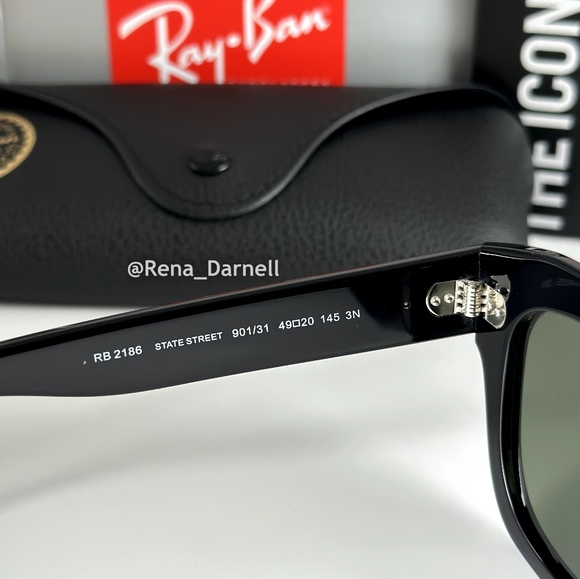 RayBan State Street RB2186 Black New main image 14
